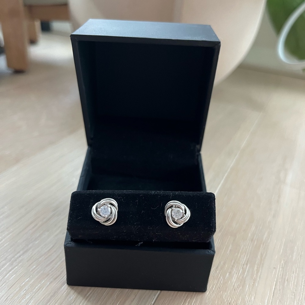 Sterling Silver and Cubic Zirconia earrings